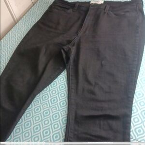 pistola high-rise skinny jeans size 30 Ankle raw hem Black